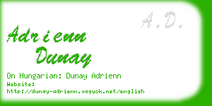 adrienn dunay business card